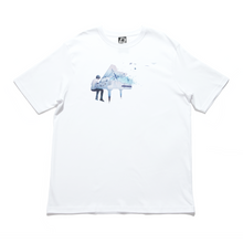 Load image into Gallery viewer, "Spring Ost" Cut and Sew Wide-body Tee White/Black