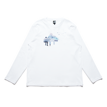 Load image into Gallery viewer, "Spring Ost" Cut and Sew Wide-body Long Sleeved Tee Black