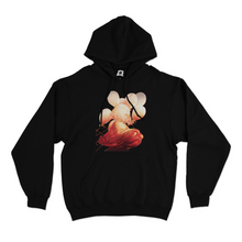 Load image into Gallery viewer, "Morning" Basic Hoodie Black/White