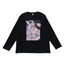 Load image into Gallery viewer, "Trash Only" Cut and Sew Wide-body Long Sleeved Tee White/Black