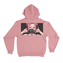 Load image into Gallery viewer, "Mask" Fleece Hoodie Light Pink