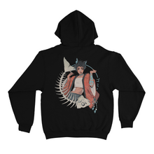 Load image into Gallery viewer, "Dead Cat" Basic Hoodie Black