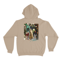 Load image into Gallery viewer, "Yvonne Havish" Fleece Hoodie Khaki/Beige