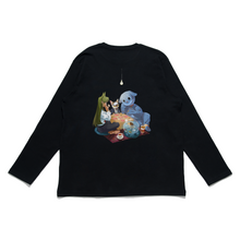Load image into Gallery viewer, "Thursday Night" Cut and Sew Wide-body Long Sleeved Tee White/Black