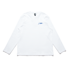 Load image into Gallery viewer, "Thursday Night" Cut and Sew Wide-body Long Sleeved Tee White/Black