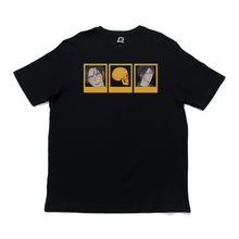 Load image into Gallery viewer, "Color of Joy" Cut and Sew Wide-body Tee White/Black