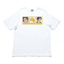 Load image into Gallery viewer, "Color of Joy" Cut and Sew Wide-body Tee White/Black