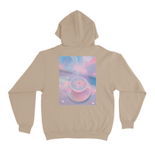 Load image into Gallery viewer, "Rose Tea" Fleece Hoodie Beige