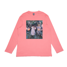 Load image into Gallery viewer, "Sargent Study" Cut and Sew Wide-body Long Sleeved Tee Salmon Pink