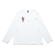 Load image into Gallery viewer, "Clown" Cut and Sew Wide-body Long Sleeved Tee White/Black