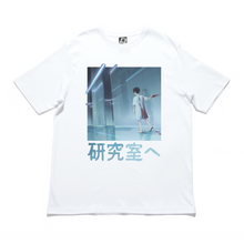 Load image into Gallery viewer, "Into the Lab" Cut and Sew Wide-body Tee White/Black
