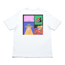 Load image into Gallery viewer, "A Trip to Outer Space" Cut and Sew Wide-body Tee White/Black