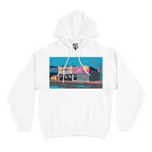 Load image into Gallery viewer, "Town of Music" Basic Hoodie Black/White