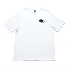 Load image into Gallery viewer, "Genki Ippai" Cut and Sew Wide-body Tee White/Black