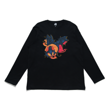 Load image into Gallery viewer, "Lykois" Cut and Sew Wide-body Long Sleeved Tee White/Black