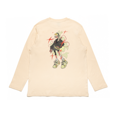 Load image into Gallery viewer, "Soundproof" Cut and Sew Wide-body Long Sleeved Tee White/Black/Beige