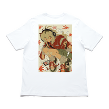 Load image into Gallery viewer, "Autumn" Cut and Sew Wide-body Tee White/Black/Beige