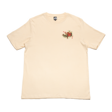 Load image into Gallery viewer, "Autumn" Cut and Sew Wide-body Tee White/Black/Beige