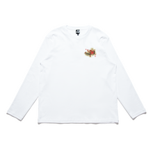 Load image into Gallery viewer, "Autumn" Cut and Sew Wide-body Long Sleeved Tee White/Black/Beige