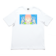 Load image into Gallery viewer, "Reg Glasses Gal" Cut and Sew Wide-body Tee White/Beige