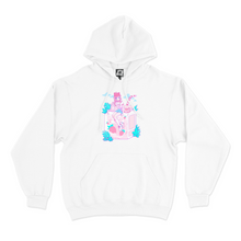 Load image into Gallery viewer, "Strawberry Milk Girl" Basic Hoodie White/Light Pink