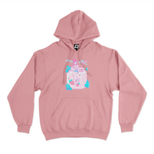 Load image into Gallery viewer, "Strawberry Milk Girl" Basic Hoodie White/Light Pink