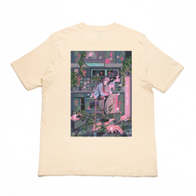 Load image into Gallery viewer, "Kitchen" Cut and Sew Wide-body Long Sleeved Tee Salmon Pink