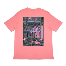 Load image into Gallery viewer, "Kitchen" Cut and Sew Wide-body Long Sleeved Tee Salmon Pink