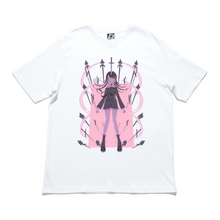 Load image into Gallery viewer, "Sleep Paralysis" Cut and Sew Wide-body Tee White/Black