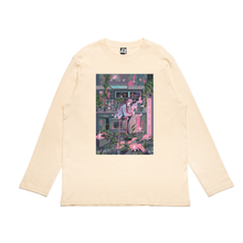 Load image into Gallery viewer, "Kitchen" Cut and Sew Wide-body Tee Salmon Pink/Beige