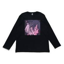 Load image into Gallery viewer, "Thunderstorm" Cut and Sew Wide-body Long Sleeved Tee White/Black