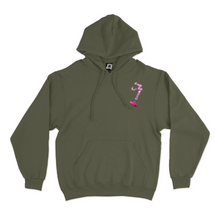 Load image into Gallery viewer, "Birthday" Fleece Hoodie Light Pink/Khaki