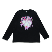 Load image into Gallery viewer, "Angelic" Cut and Sew Wide-body Long Sleeved Tee White/Black