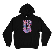 Load image into Gallery viewer, "DDR" Basic Hoodie Black/Pink