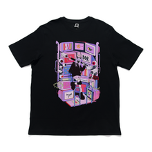 Load image into Gallery viewer, "DDR" Cut and Sew Wide-body Tee White/Black