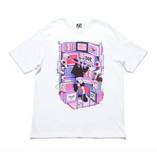 Load image into Gallery viewer, "DDR" Cut and Sew Wide-body Tee White/Black
