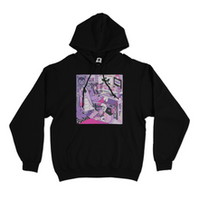 Load image into Gallery viewer, "Lavender Mood" Basic Hoodie Black