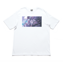 Load image into Gallery viewer, "Flicker" Cut and Sew Wide-body Tee White/Black