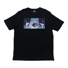 Load image into Gallery viewer, "Lucid" Cut and Sew Wide-body Tee White/Black