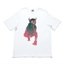Load image into Gallery viewer, "RoboBoy" - Cut and Sew Wide-body Tee White/Black