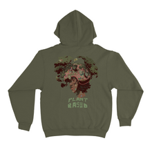 Load image into Gallery viewer, "Plant Based 2" Fleece Hoodie Khaki