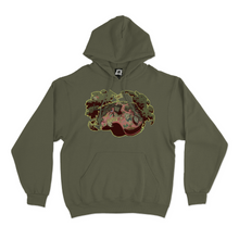 Load image into Gallery viewer, "Plant Based 2" Fleece Hoodie Khaki