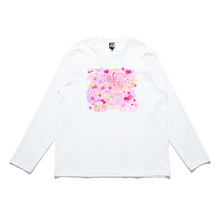 Load image into Gallery viewer, "Candy Yan" Cut and Sew Wide-body Long Sleeved Tee White/Beige