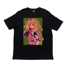Load image into Gallery viewer, "Crystals" Cut and Sew Wide-body Tee White/Black
