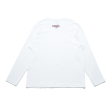 Load image into Gallery viewer, "Crystals" Cut and Sew Wide-body Long Sleeved Tee White