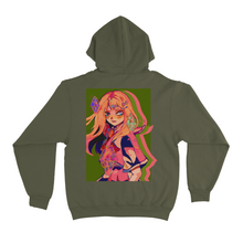 Load image into Gallery viewer, "Crystals" Fleece Hoodie Khaki