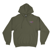Load image into Gallery viewer, "Crystals" Fleece Hoodie Khaki
