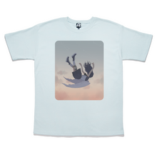 Load image into Gallery viewer, "Falling Dreams" Taper-Fit Heavy Cotton Tee Mint/Rose