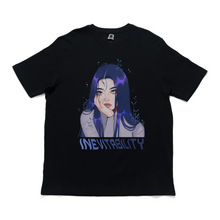 Load image into Gallery viewer, "Inevitability" Cut and Sew Wide-body Tee White/Black