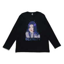 Load image into Gallery viewer, "Inevitability" Cut and Sew Wide-body Long Sleeved Tee White/Black